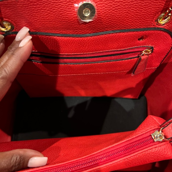 Large work tote laptop big bucket crossbody bag - Picture 4 of 7